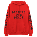 Disturbe The Peace Red Pullover Hoodie