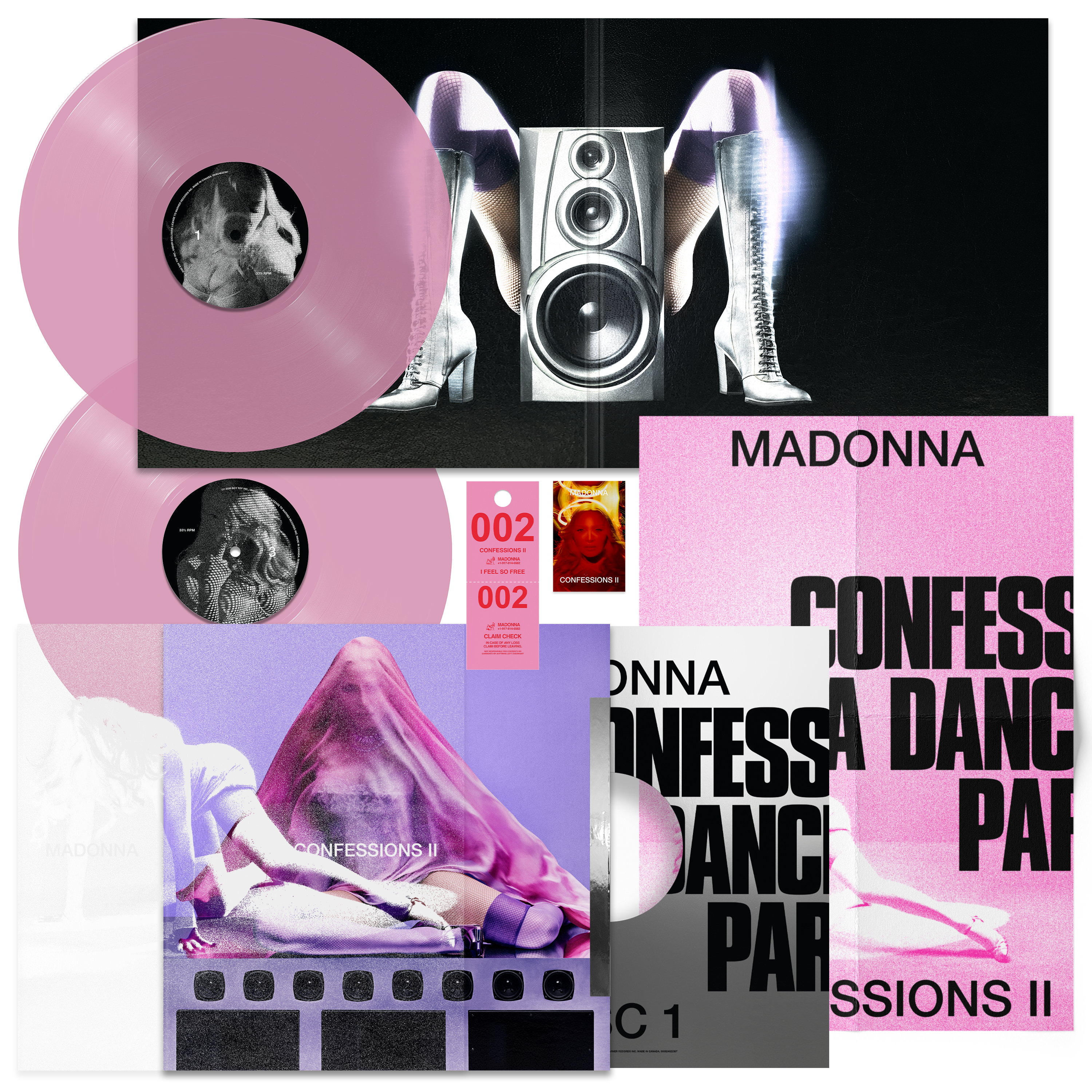 CONFESSIONS II – 16-track Deluxe 2LP Set in Premium Packaging