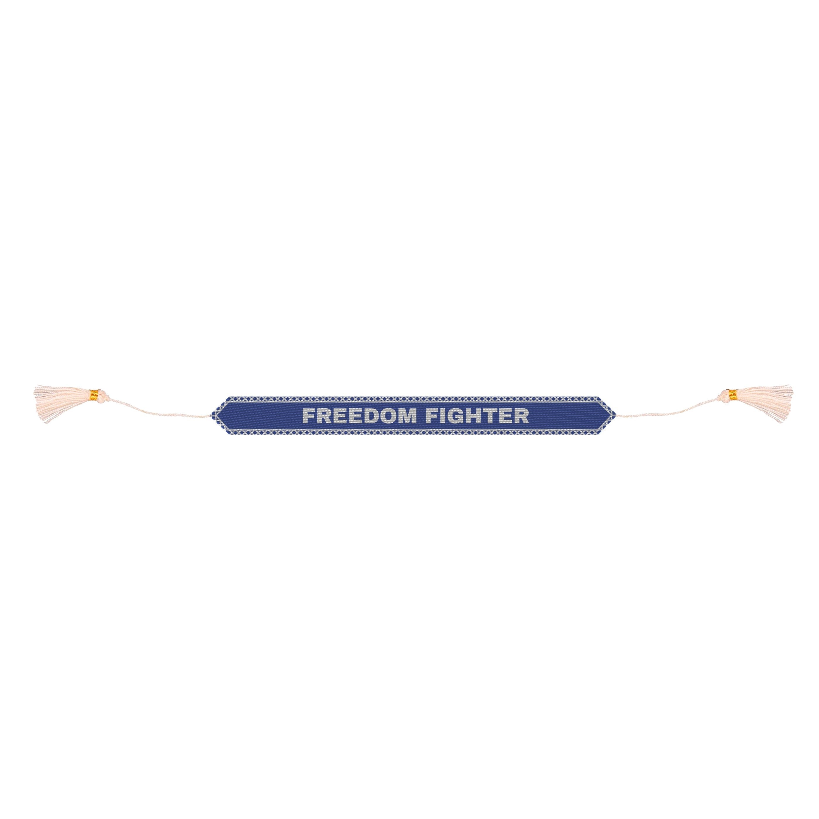Freedom Fighter woven bracelet