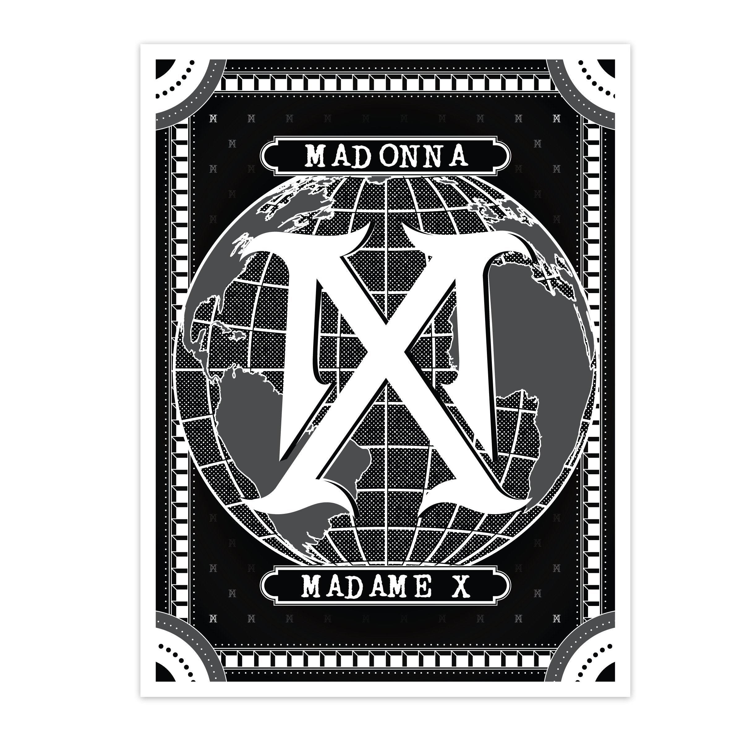 Madonna Madame X Logo Litho