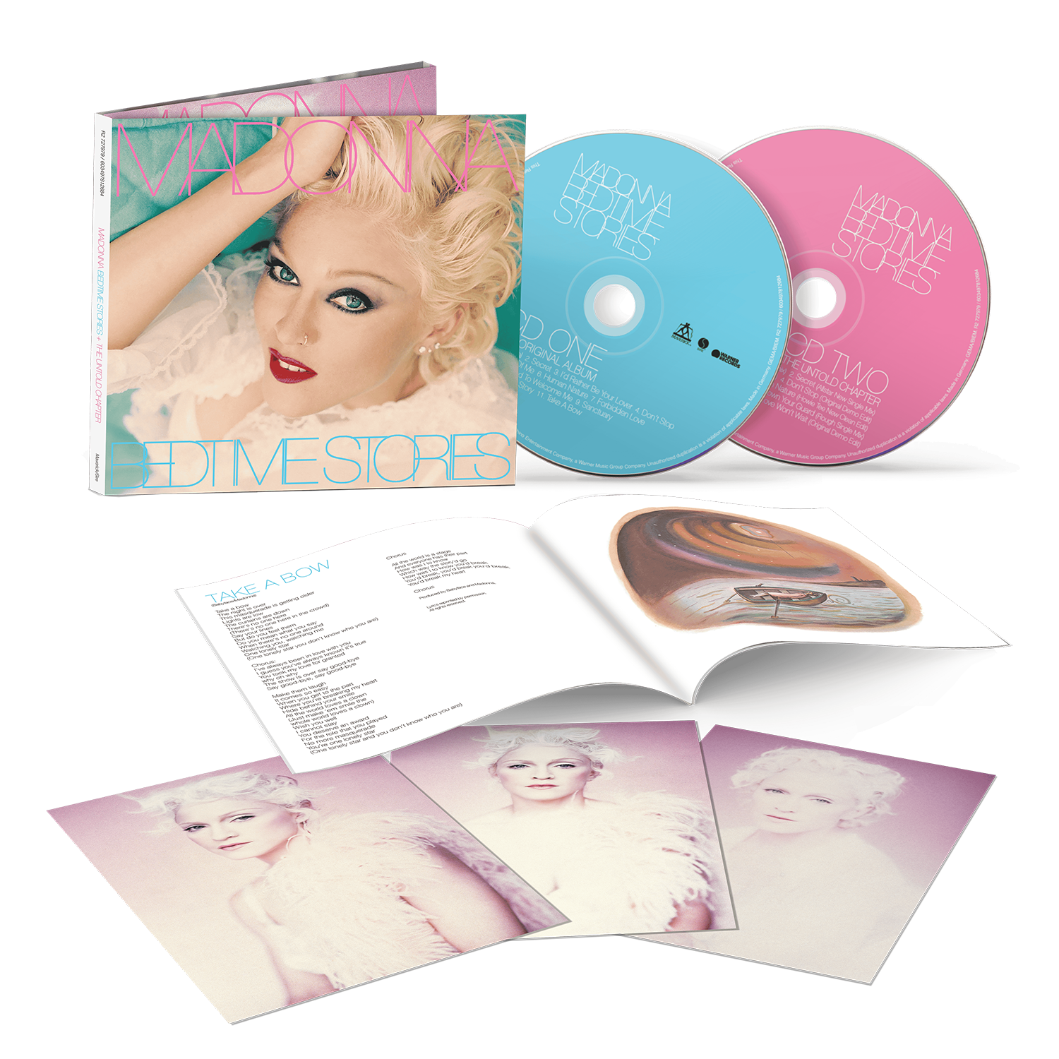 BEDTIME STORIES 2-CD SET + POSTCARDS